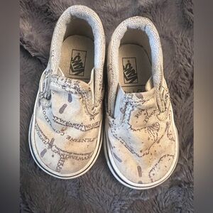 Vans x Harry Potter Marauder’s Map Sneakers – Rare Collab – toddler 4.5